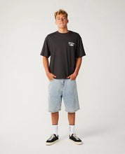 Load image into Gallery viewer, Rip Curl Heritage Icon Tee - Washed Black