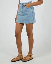 Load image into Gallery viewer, All About Eve Margot Denim Skirt - Light Blue