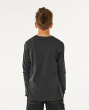 Load image into Gallery viewer, Rip Curl Eternal Shred Long Sleeve Tee - Washed Black