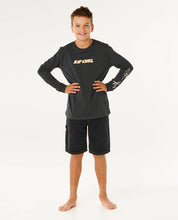 Load image into Gallery viewer, Rip Curl Eternal Shred Long Sleeve Tee - Washed Black