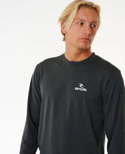 Load image into Gallery viewer, Rip Curl Stack UV Long Sleeve Rash Vest - Black Marle