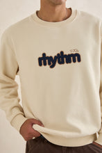 Load image into Gallery viewer, Rhythm Applique Fleece Crew - Natural