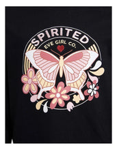 Load image into Gallery viewer, Eve Girl Spirited Long Sleeve Tee - Black (3-7)