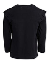 Load image into Gallery viewer, Eve Girl Spirited Long Sleeve Tee - Black (3-7)