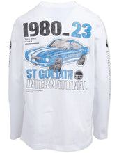 Load image into Gallery viewer, St.Goliath Charger Long Sleeve Tee (3-7) - White