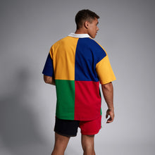 Load image into Gallery viewer, Canterbury Harlequin Block Short Sleeve Rugby Shirt