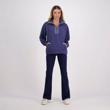 Load image into Gallery viewer, Canterbury Scene-Set 1/4 Zip Sweat - Blue Indigo