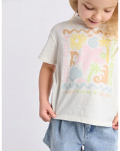Load image into Gallery viewer, Eve Girl Tropical Tee - Vintage White (3-7)