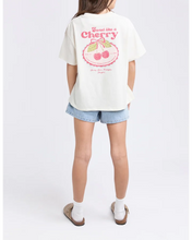 Load image into Gallery viewer, Eve Girl Sweet Cherry Tee - Vintage White (8-14)