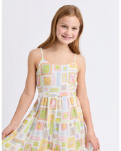 Load image into Gallery viewer, Eve Girl Matisse Tiered Mini Dress - Print
