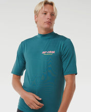 Load image into Gallery viewer, Rip Curl Quest Lockup UV Short Sleeve Rash Vest