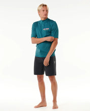 Load image into Gallery viewer, Rip Curl Quest Lockup UV Short Sleeve Rash Vest