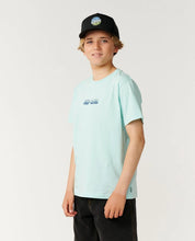 Load image into Gallery viewer, Rip Curl Rip-Tuals Art Tee - Light Aqua