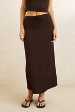 Load image into Gallery viewer, Rhythm Indie Maxi Skirt - Chocolate