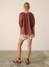 Load image into Gallery viewer, Esmaee Amalfi Blouse - Rust