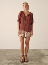 Load image into Gallery viewer, Esmaee Amalfi Blouse - Rust