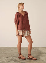 Load image into Gallery viewer, Esmaee Amalfi Blouse - Rust