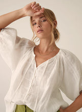 Load image into Gallery viewer, Esmaee Amalfi Blouse - White