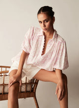 Load image into Gallery viewer, Esmaee Sumerset Blouse - Pink/White