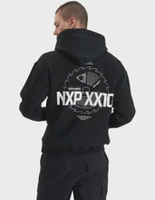 Load image into Gallery viewer, Nena & Pasadena Mortar Heavy Relaxed Hooded Sweater - Jet Black