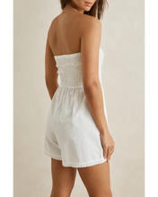 Load image into Gallery viewer, Rhythm Perry Strapless Playsuit - White