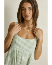Load image into Gallery viewer, Rhythm Kirri Check Romper - Green
