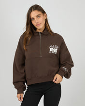 Load image into Gallery viewer, All About Eve EVE TEAM 1/4 Zip - Brown