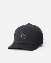 Load image into Gallery viewer, Rip Curl Tepan 2.0 Flexfit Cap - Black