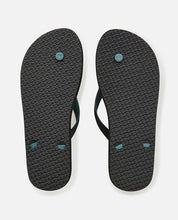 Load image into Gallery viewer, Rip Curl Breakers Bloom Open Toe Sandals - Black/Green