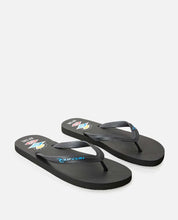 Load image into Gallery viewer, Rip Curl Icons of Surf Bloom Open Toe - Black/Blue