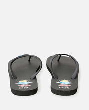 Load image into Gallery viewer, Rip Curl Icons of Surf Bloom Open Toe - Black/Blue