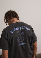 Load image into Gallery viewer, Afends Globalisation Boxy T-Shirt - Stone Black