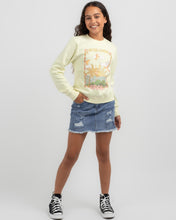Load image into Gallery viewer, Rip Curl Girl Tropic Search Crew - Lemon Ice