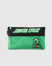 Load image into Gallery viewer, Santa Cruz Eyegore Dual Zip Pencil Case - Light Green