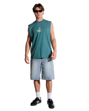 Load image into Gallery viewer, Thrills Risen Merch Muscle Tee - Troppo Teal