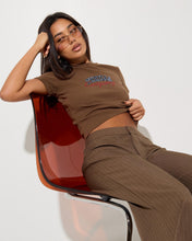 Load image into Gallery viewer, Thrills Spiraling Mini Tee - Cocoa