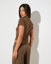 Load image into Gallery viewer, Thrills Spiraling Mini Tee - Cocoa