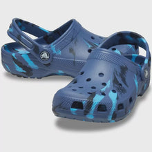 Load image into Gallery viewer, Crocs Classic Marbled Toddler (C4-C10) Clog - Navy/Multi