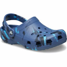 Load image into Gallery viewer, Crocs Classic Marbled Toddler (C4-C10) Clog - Navy/Multi