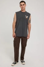 Load image into Gallery viewer, Thrills Target Eyes Merch Fit Muscle Tee - Merch Black