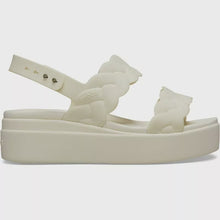Load image into Gallery viewer, Crocs Brooklyn Woven Low Wedge - Dew
