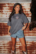 Load image into Gallery viewer, Ringers Western Wild Eyes O/S T-Shirt - Washed Black