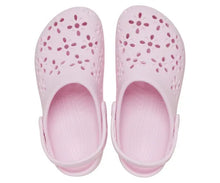 Load image into Gallery viewer, Crocs Classic Floral Cut Out Toddler Clogs (C4-C10) - Pink Milk