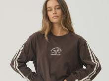 Load image into Gallery viewer, Afends Community Garden Long Sleeve Tee - Coffee