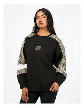 Load image into Gallery viewer, All About Eve Savannah Oversized Crew - Black