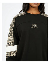 Load image into Gallery viewer, All About Eve Savannah Oversized Crew - Black