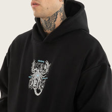 Load image into Gallery viewer, Kiss Chacey Scorpio Oversized Hoodie - Jet Black