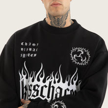 Load image into Gallery viewer, Kiss Chacey System Relaxed Sweater - Jet Black