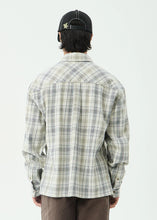Load image into Gallery viewer, Afends Shelter Flannel Long Sleeve Shirt - White Check