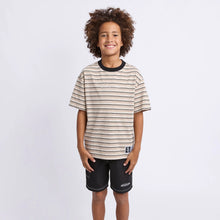 Load image into Gallery viewer, St. Goliath Stripe Ringer Tee (3-7) - Tan